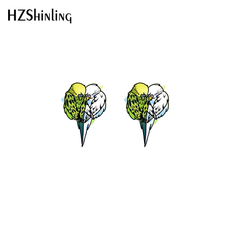 Budgie Stud earrings