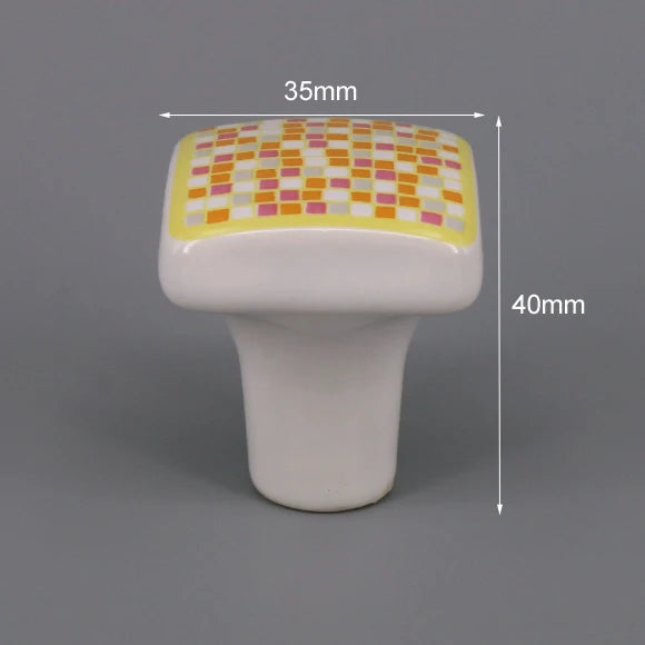 Multi-color Ceramic Drawer Knobs