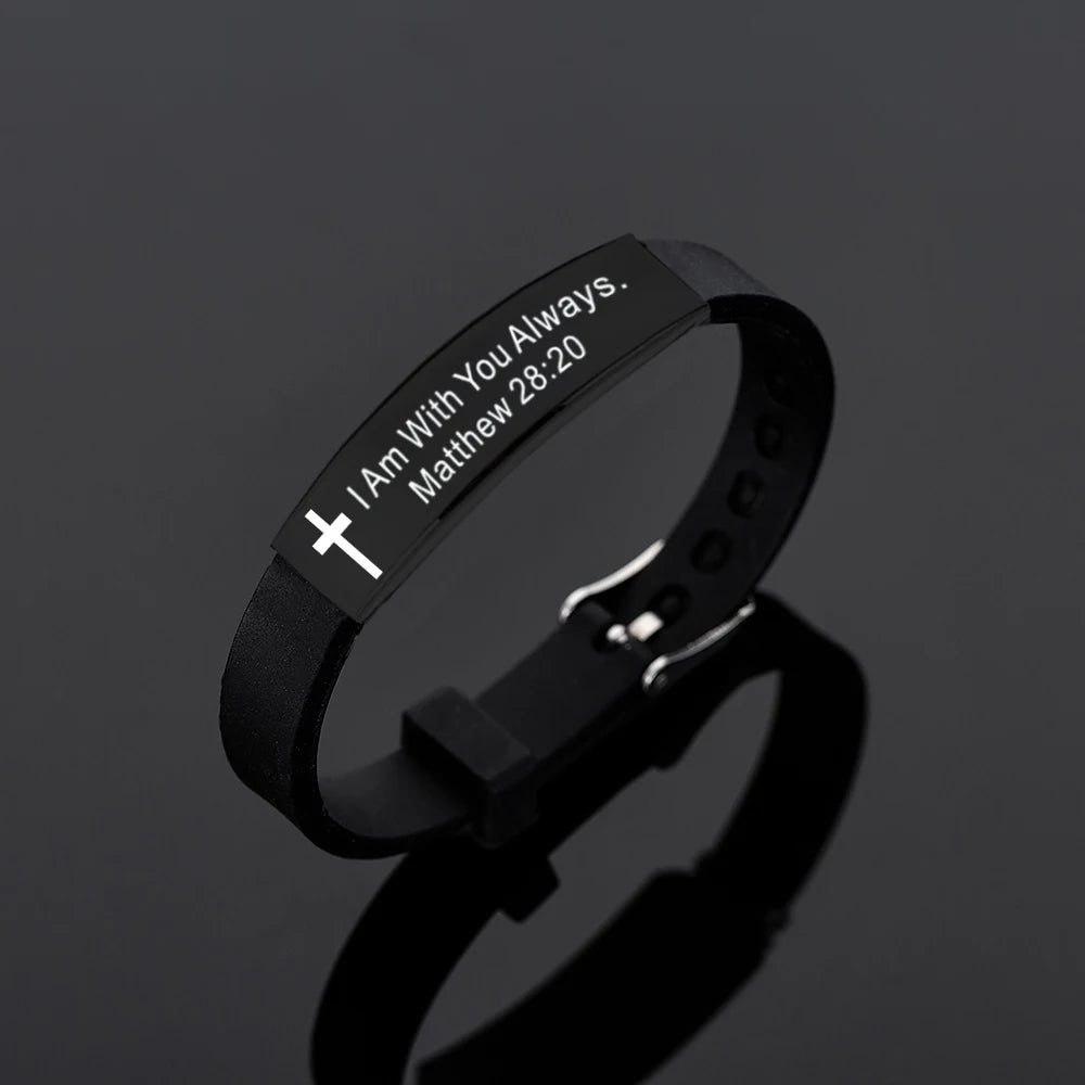 Inspirational Faith Silicone Bracelets