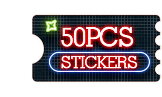 50Pcs Bohemia Style Jesus stickers