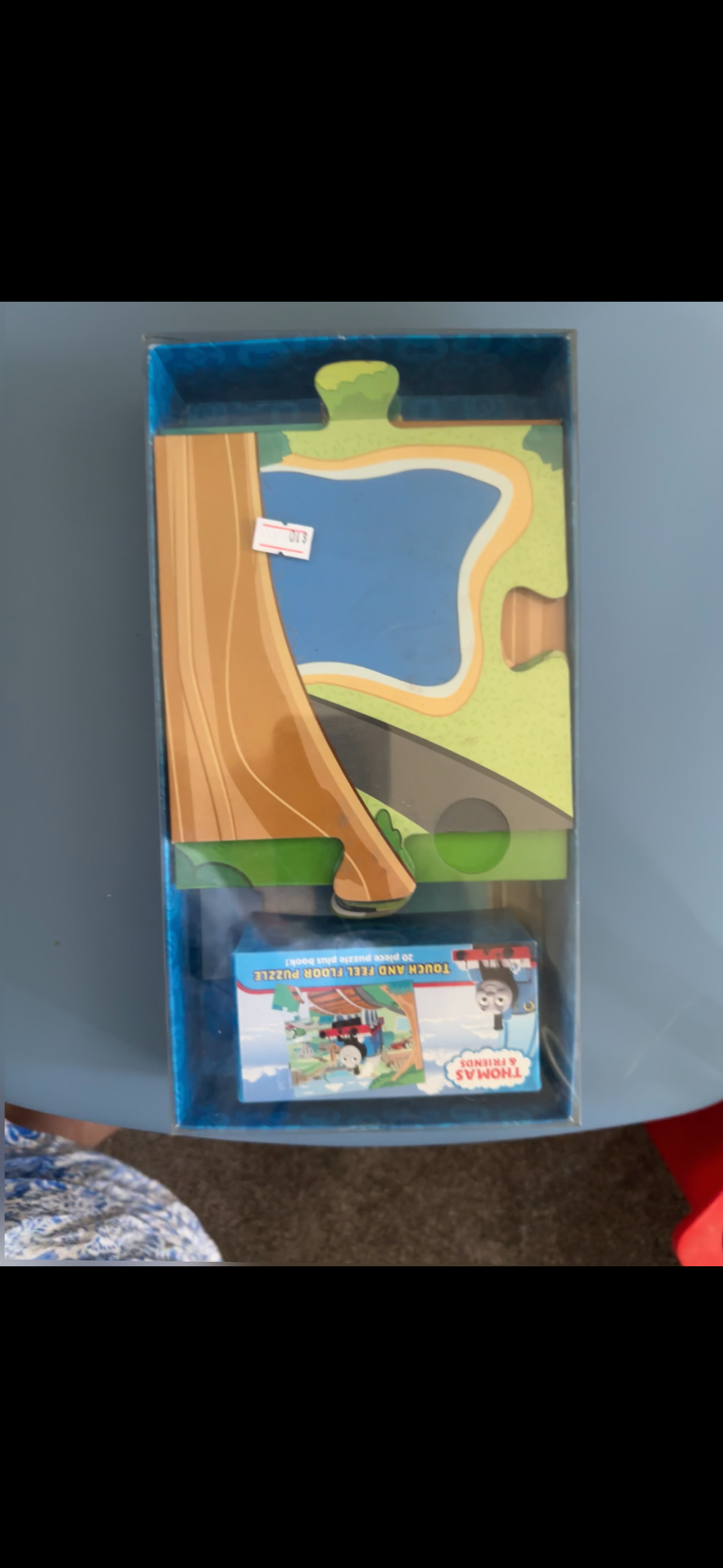 Thomas the Tank Engine Game touch and feel floor puzzle game