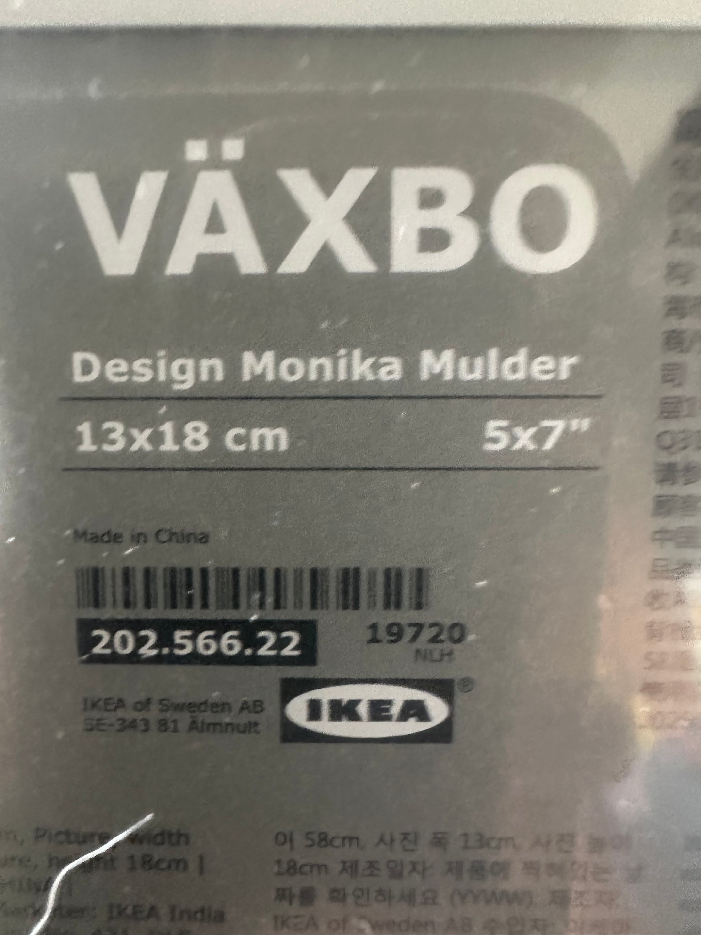 Ikea vaxbo collage frame