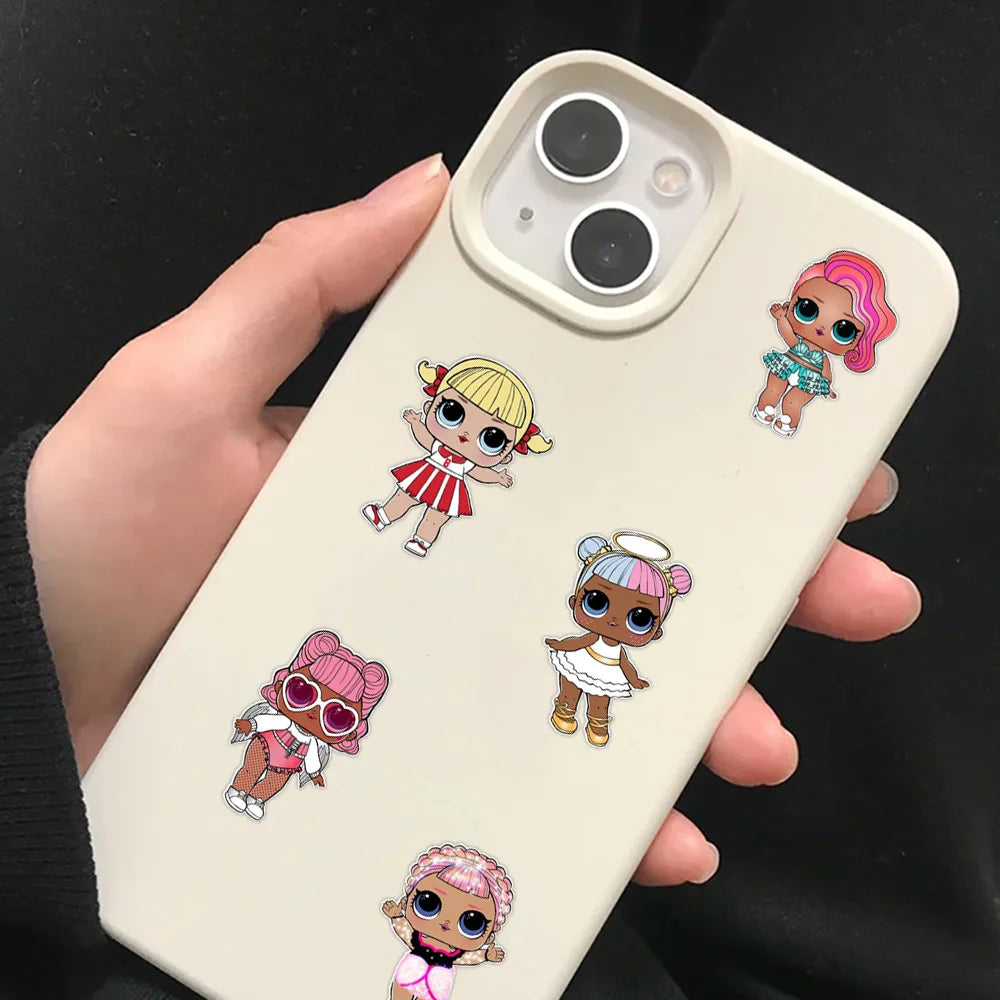 50pcs Cute Doll stickers