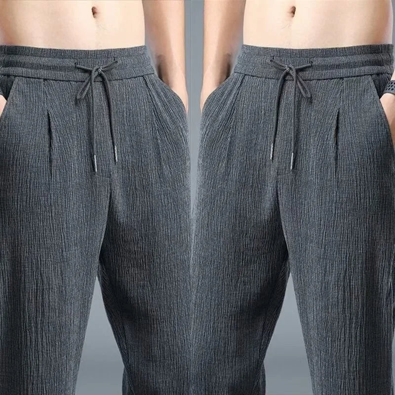2025 Summer Men's Linen Pants Ultra Lightweight Breathable