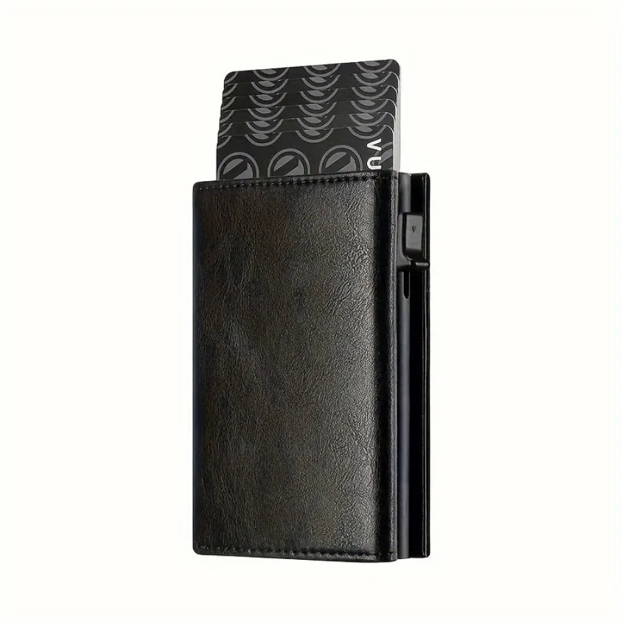 Men's Wallet with Zipper Coin Purse