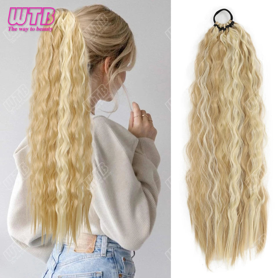 Synthetic braided wig