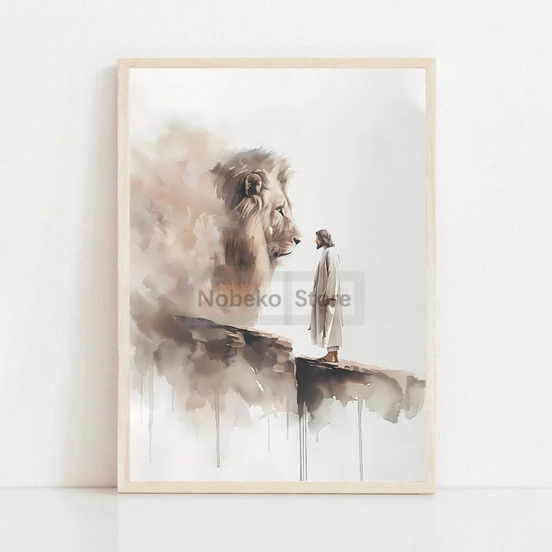 Modern Christian Jesus canvas