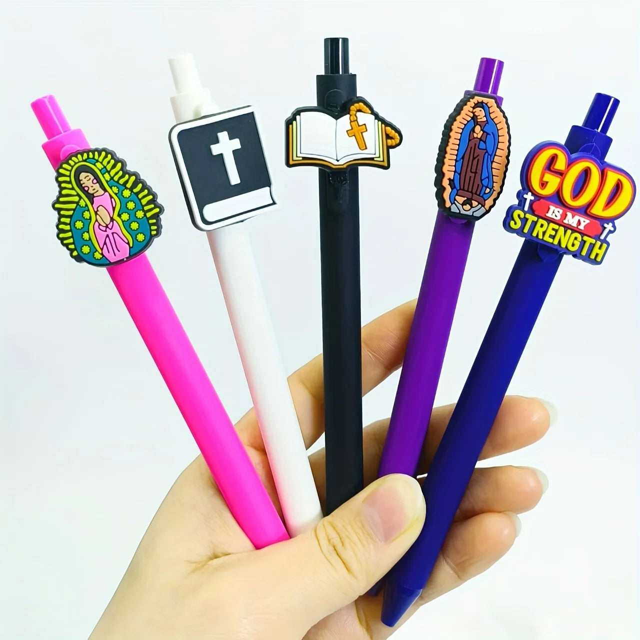 10PCS Jesus series ballpoint pens,