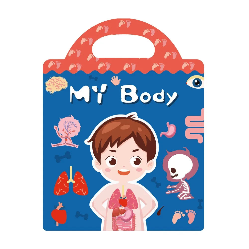 Educational Jelly Sticker Books