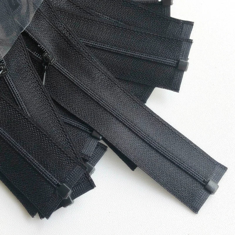 5PCS/lot Open End Mini Nylon Zipper 10cm