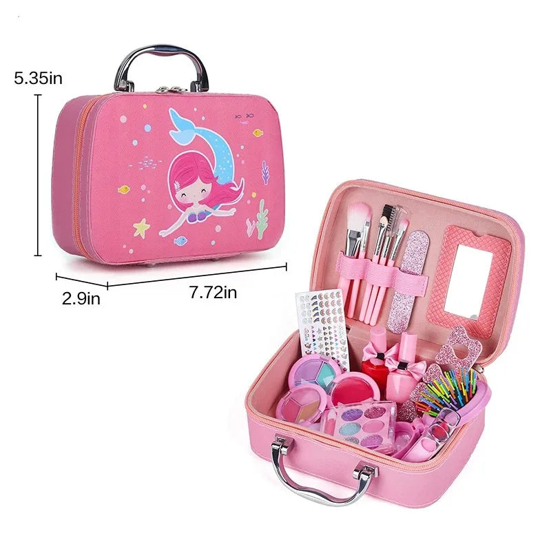 Girls Real Makeup Kit Washable Princess