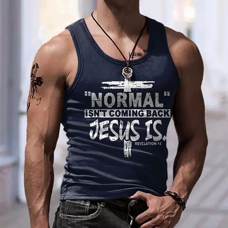 Jesus Faith Theme Sleeveless Shirt