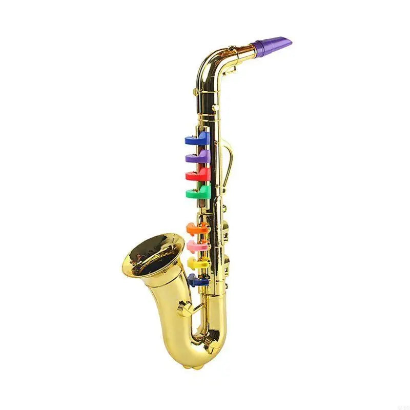 Toy Saxophone Trumpet Silver Finish