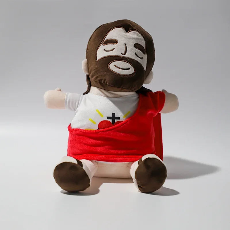 38CM Breath Jesus Soothes Plush Toy
