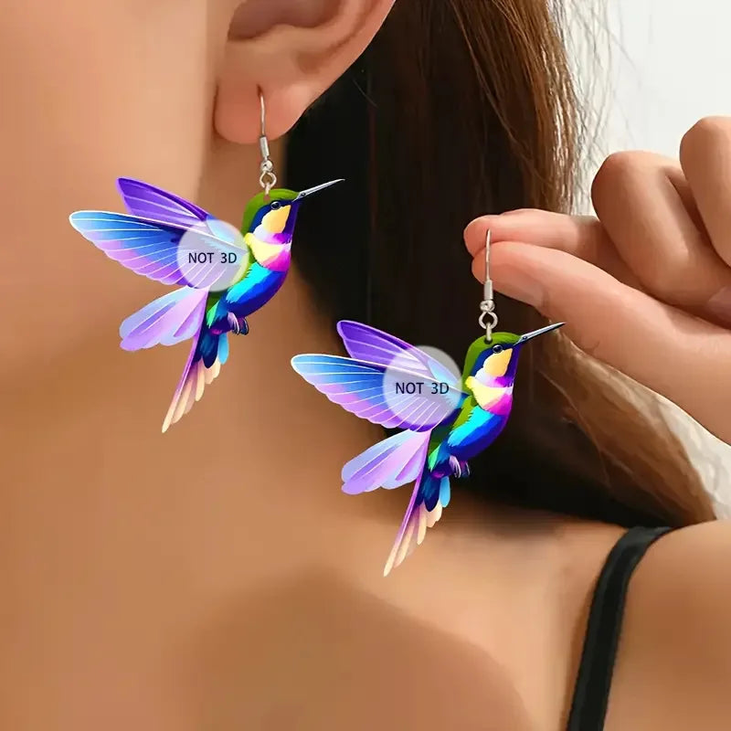 Hummingbird earrings