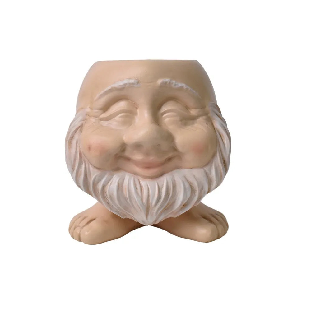 Muggle Face Flower Pot Resin