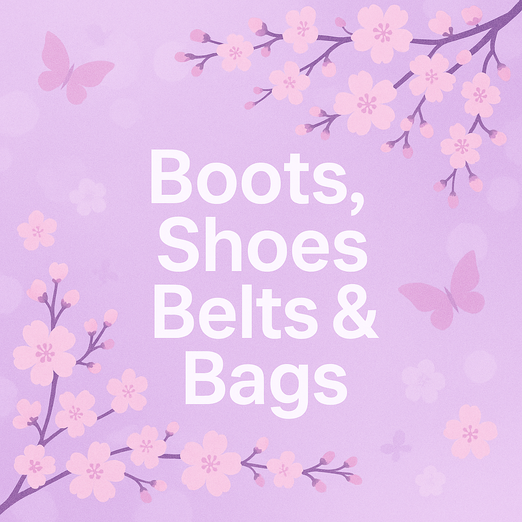 boots shoes bags belts