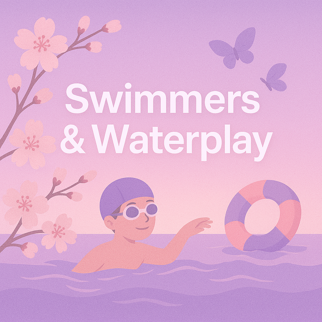 swimmers and waterplay