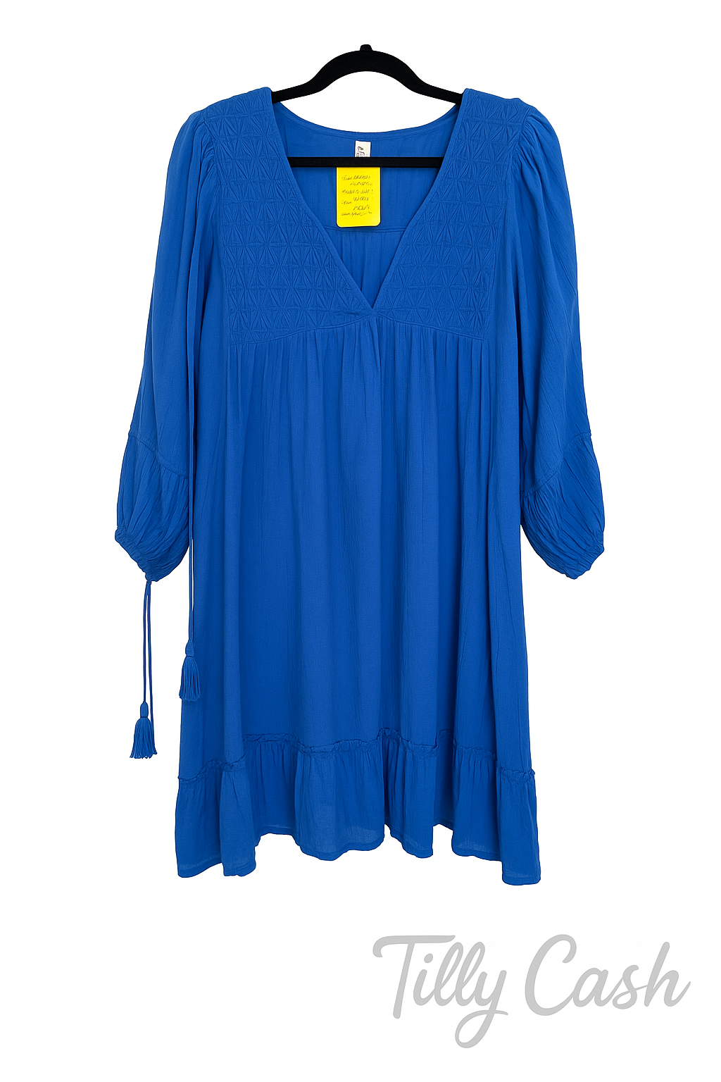 Ada and Lou blue boho dress size xl