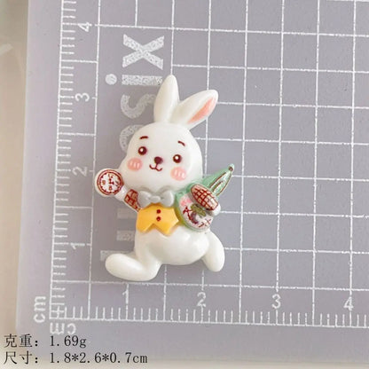 10Pcs Cartoon Resin charm
