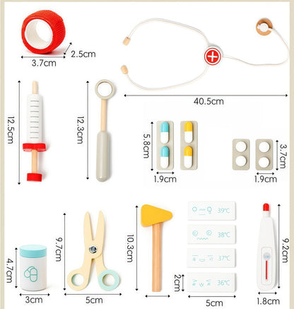 Wooden Doctor Kit For Kids,