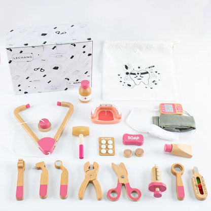 Wooden Doctor Kit For Kids,