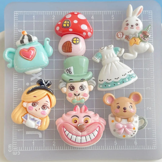 10Pcs Cartoon Resin charm