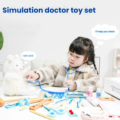 Wooden Doctor Kit For Kids,