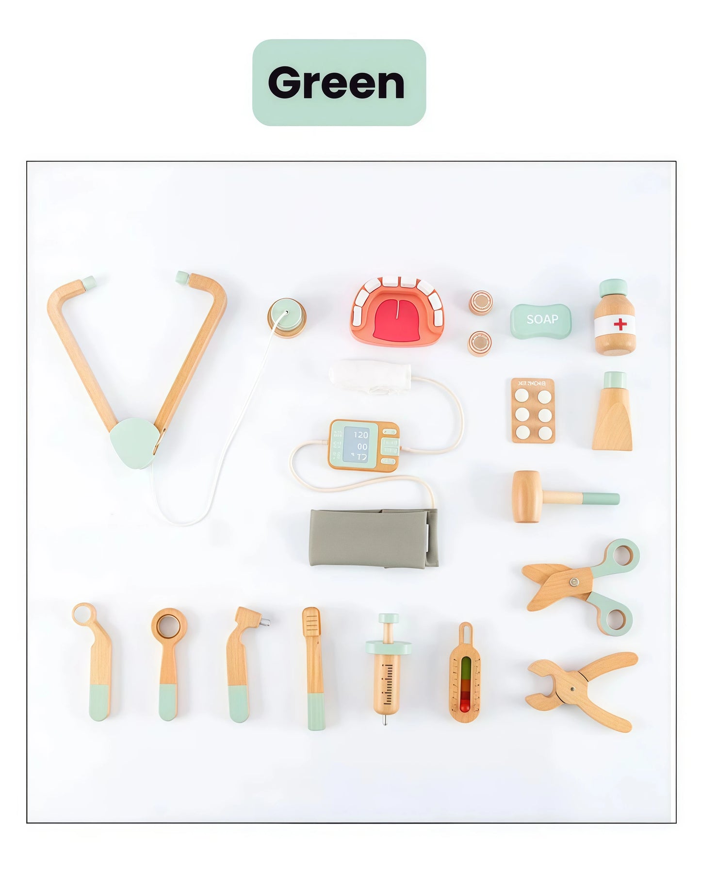 Wooden Doctor Kit For Kids,