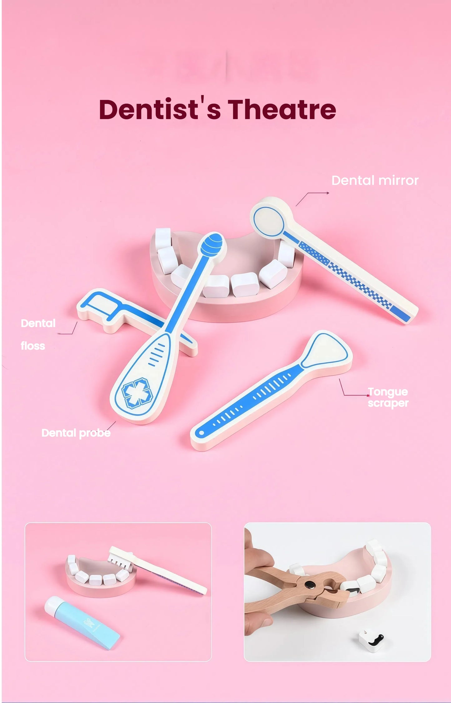 Wooden Doctor Kit For Kids,