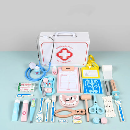 Wooden Doctor Kit For Kids,
