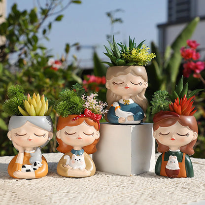 Planter Pot Farmhouse Plant