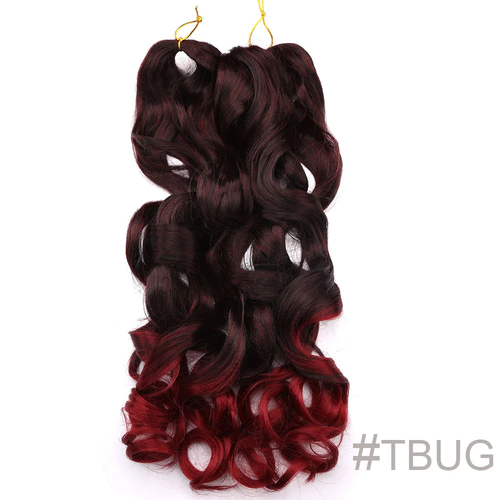 French Curly Crochet Braiding