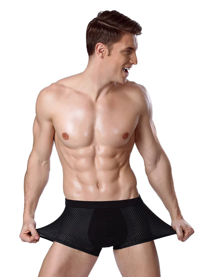 L-8XL Plus Banboo Fiber Men Underwear Male boxer