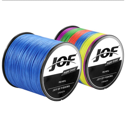 JOF Braid Fishing line 300M 500M 1000M 4 Strands  10-82lb