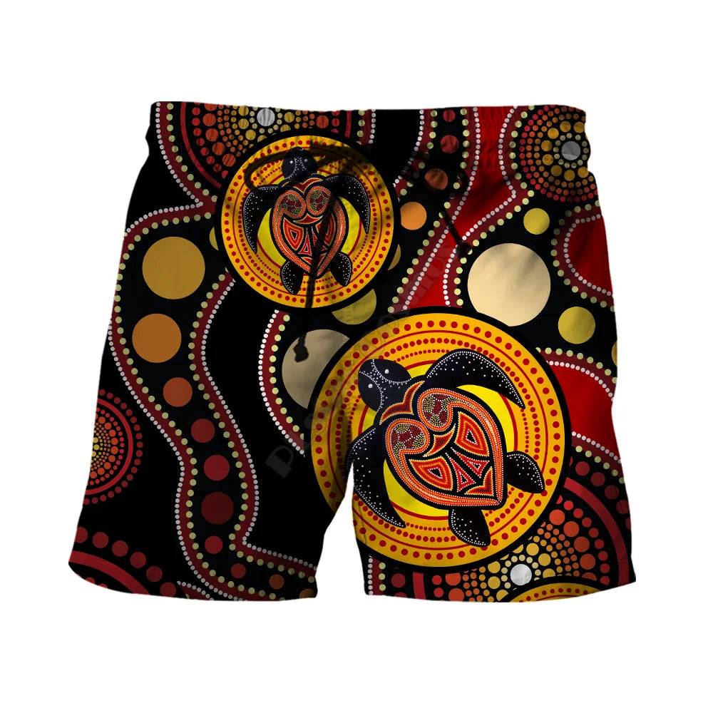 Aboriginal Australia Women Men Shorts