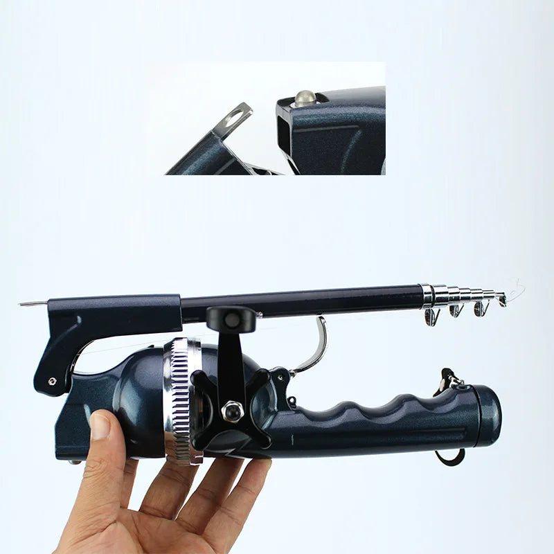 High quality foldable fishing rod wit