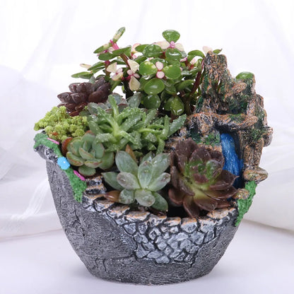 Succulent Plants Planter Flowerpot Resin Flower Pot