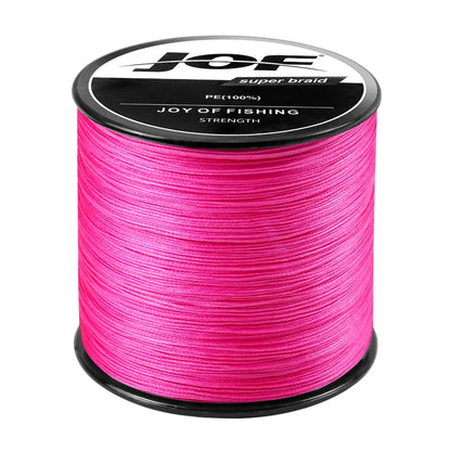 JOF Braid Fishing line 300M 500M 1000M 4 Strands  10-82lb
