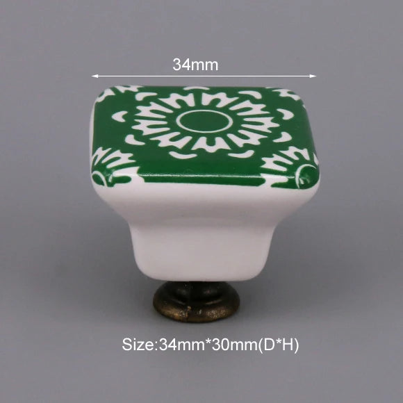 Multi-color Ceramic Drawer Knobs