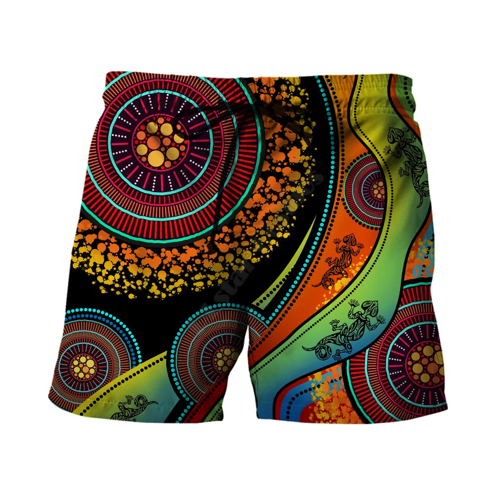Aboriginal Australia Women Men Shorts