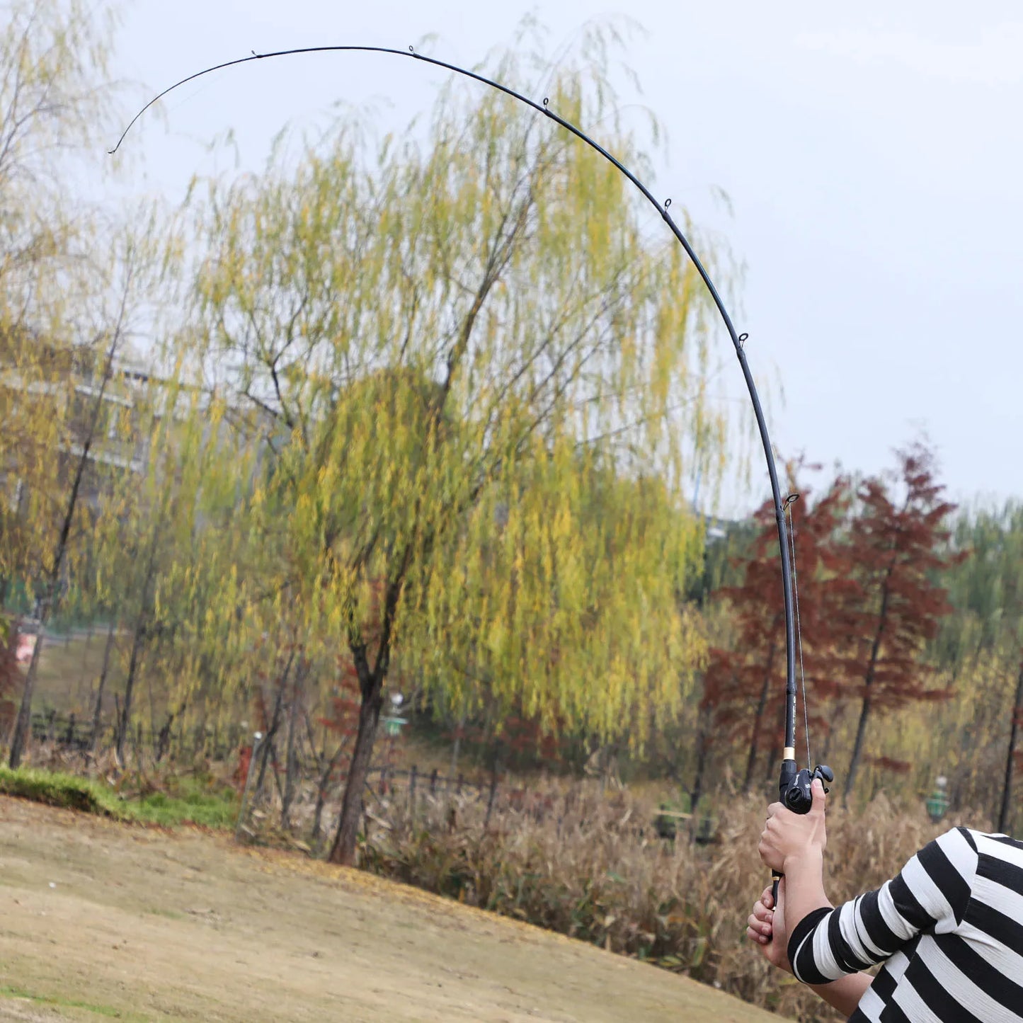 Sougayilang 1.8-2.4m Casting Fishing Combo Telescopic Fishing Rod