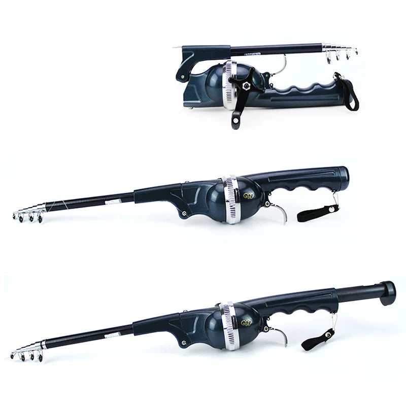 High quality foldable fishing rod wit