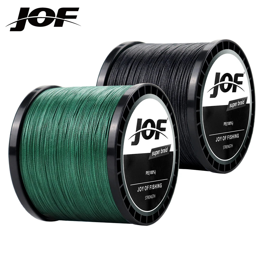 JOF Braid Fishing line 300M 500M 1000M 4 Strands  10-82lb