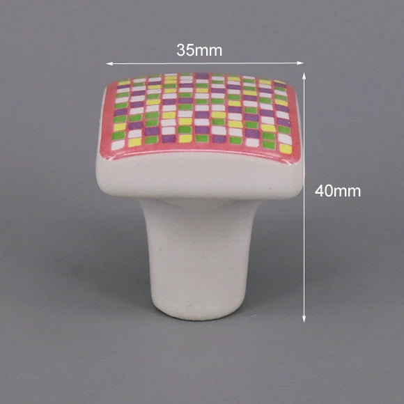 Multi-color Ceramic Drawer Knobs