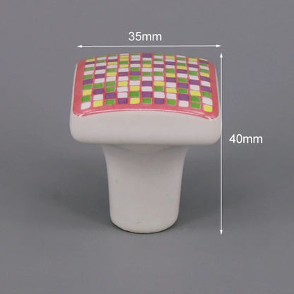 Multi-color Ceramic Drawer Knobs