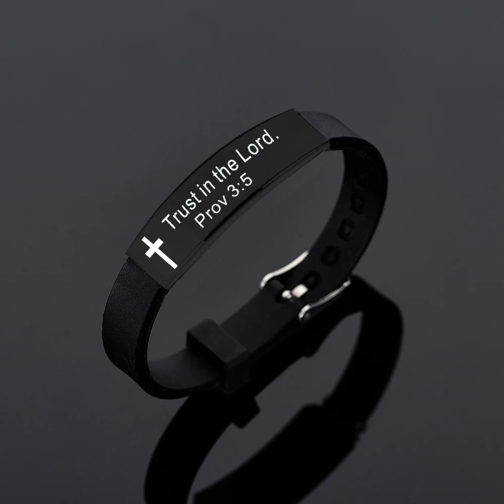 Inspirational Faith Silicone Bracelets