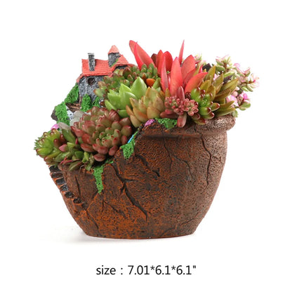 Succulent Plants Planter Flowerpot Resin Flower Pot