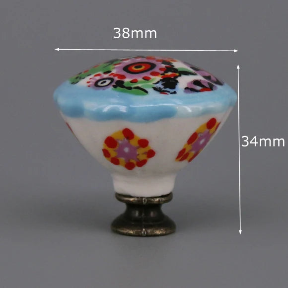 Multi-color Ceramic Drawer Knobs