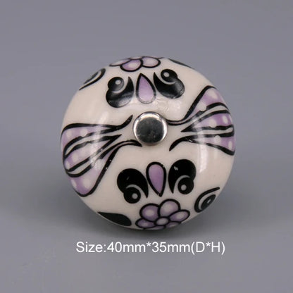Multi-color Ceramic Drawer Knobs